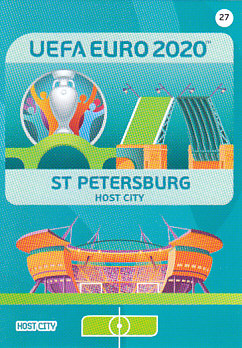 Saint Petersburg Russia Panini UEFA EURO 2020 CORE - Host City #027